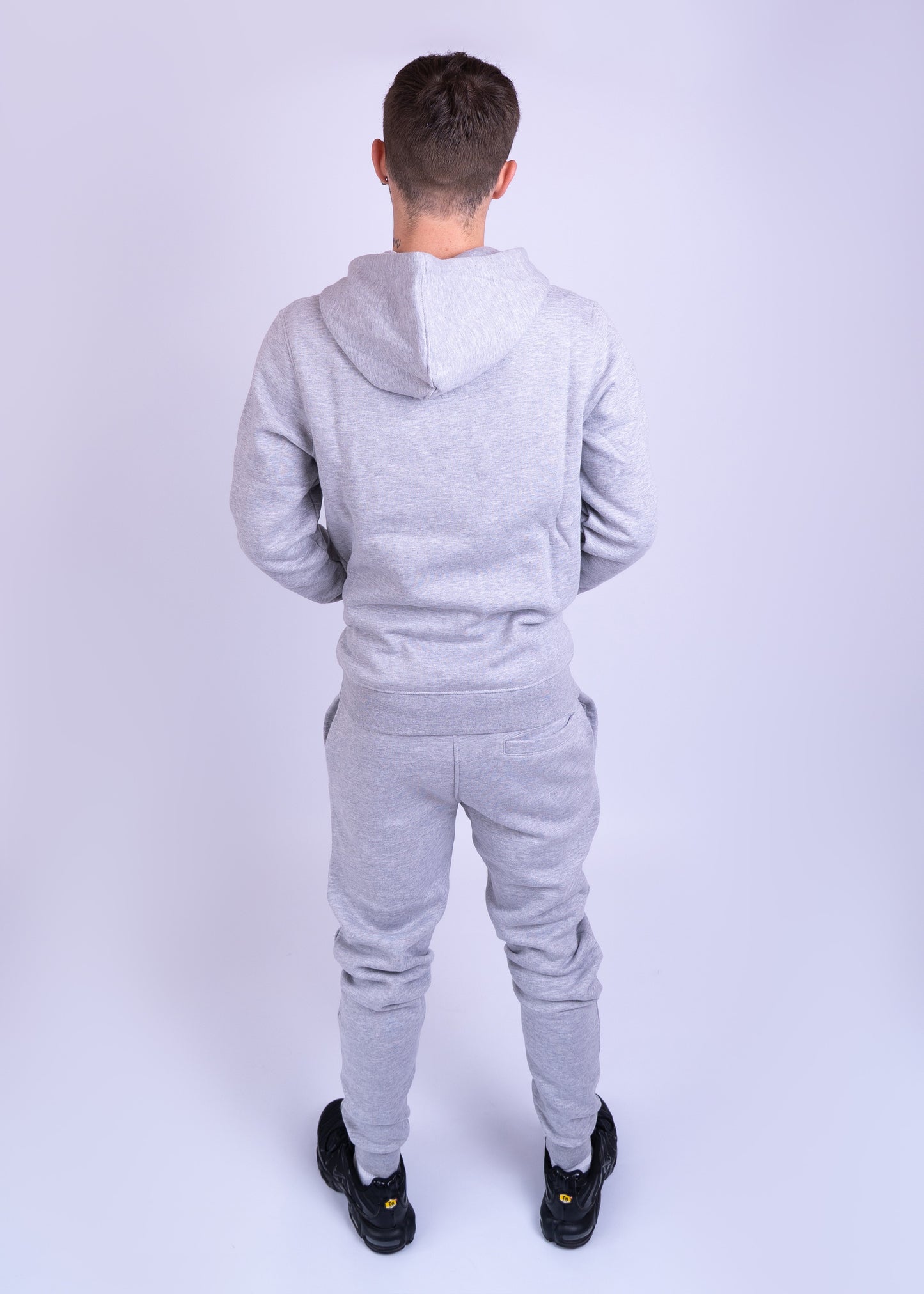 Blank Tapered Tracksuit Set (Grey)